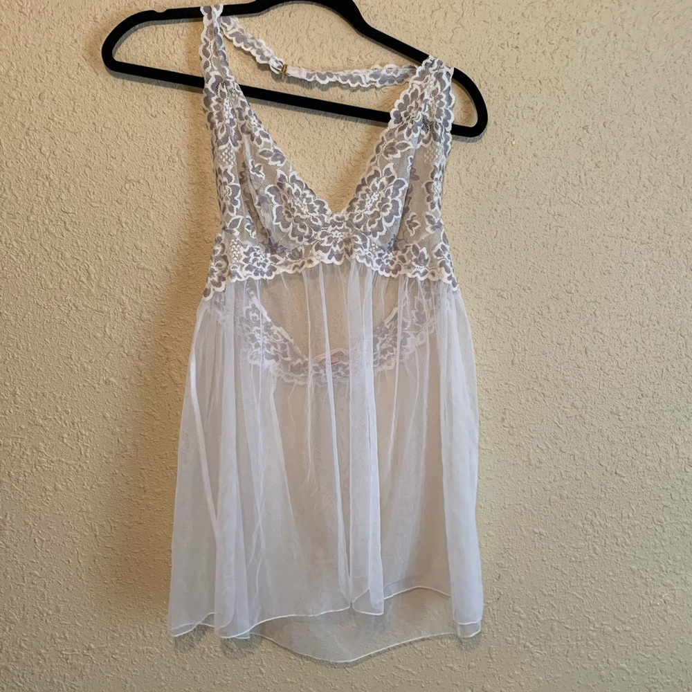 Victoria’s Secret Dream Angels White Lace Babydoll
